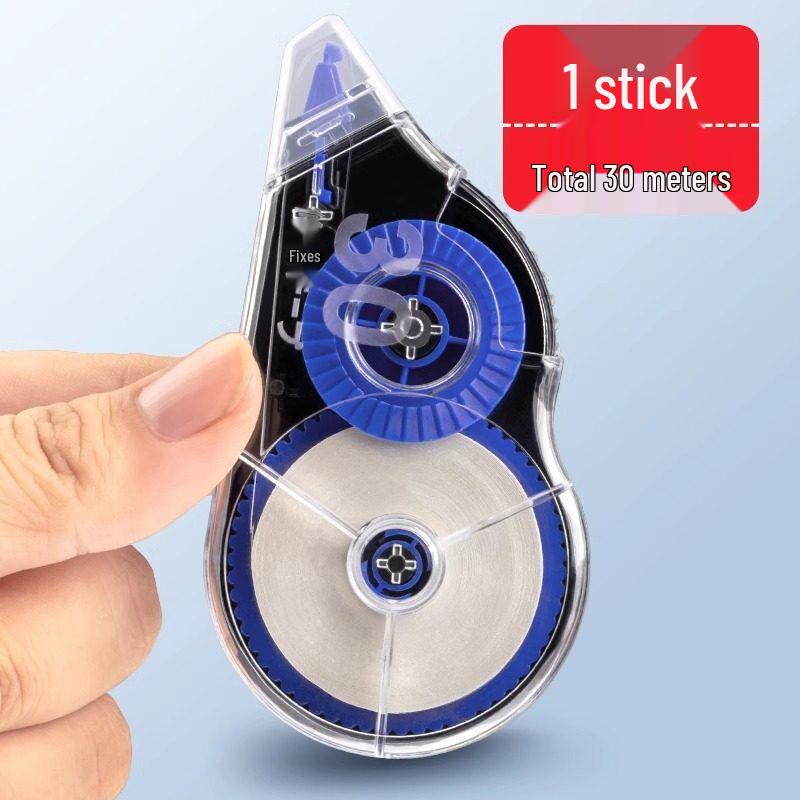 

Correction Tape for Students, Drop-Proof, 30m, Large Capacity, Economical, Seamless, Smooth, Silent White-out. Default