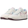 Nike Air Force1 Shadow Leather Cushioning Low Top Skateboard Shoes Women's White IQ9803-161