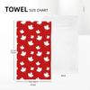 Canada Maple Leaf Flag Pattern Red White Canada Flag Soft Face Towel Quick Dry Pool Bath Cotton Towels Absorbent