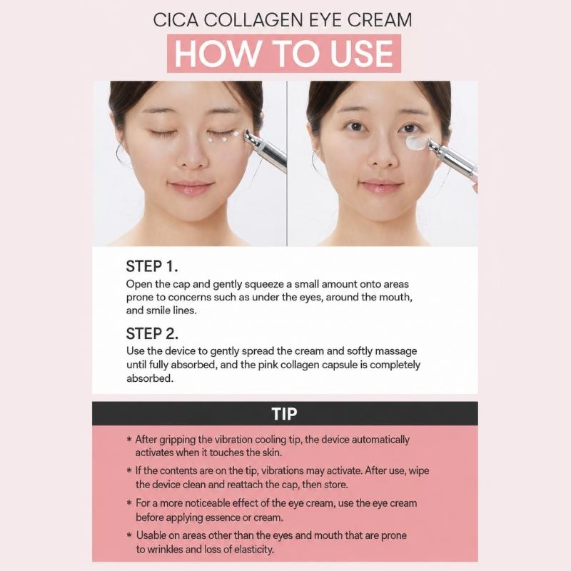 [VT COSMETICS] Cica Collagen Eyecream 15ml / 0.50 fl. oz
