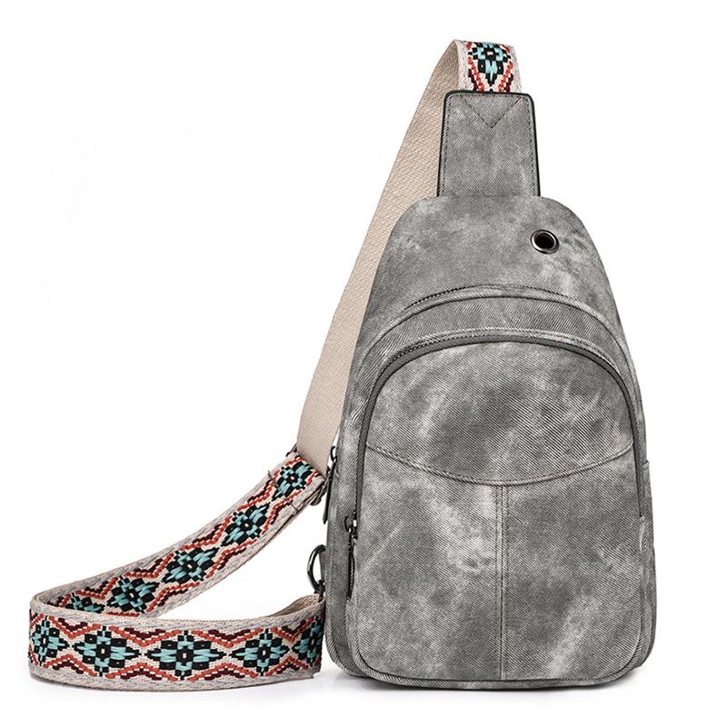 Brusttasche Weiches Leder Hochwertiger Rucksack Mode Lässig Damen Schulter Umhängetasche Trend High-End Brusttasche