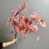Plastic Artificial Green Plants Realistic Artificial Leaf Branch  Outdoor Garden Decor