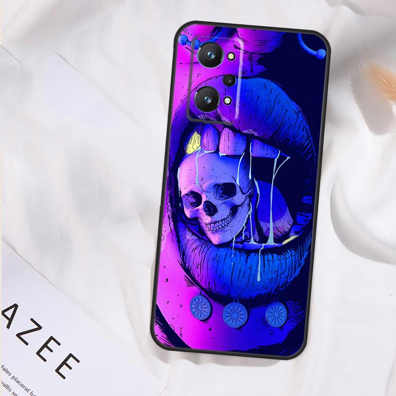 Skull Trippy Octopus Case For Realme 15 12 11 13 14 Pro Plus GT6 GT7 Pro C55 C51 C25 C63 C61 C65 C67 C53 C71 C75