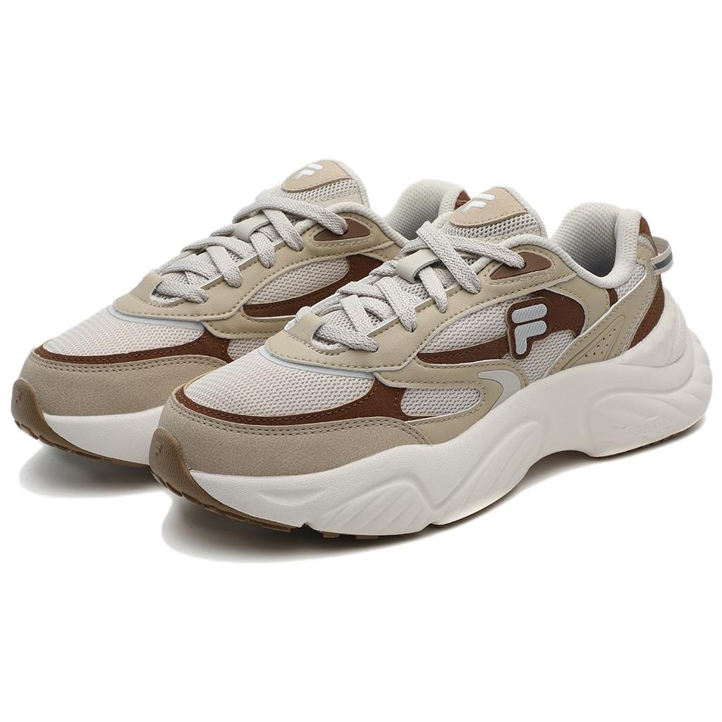 Fila Fusion Conch Ii Retro Comfortable Low Top Casual Running Shoes Women sneaker Sand T12W331607FRS