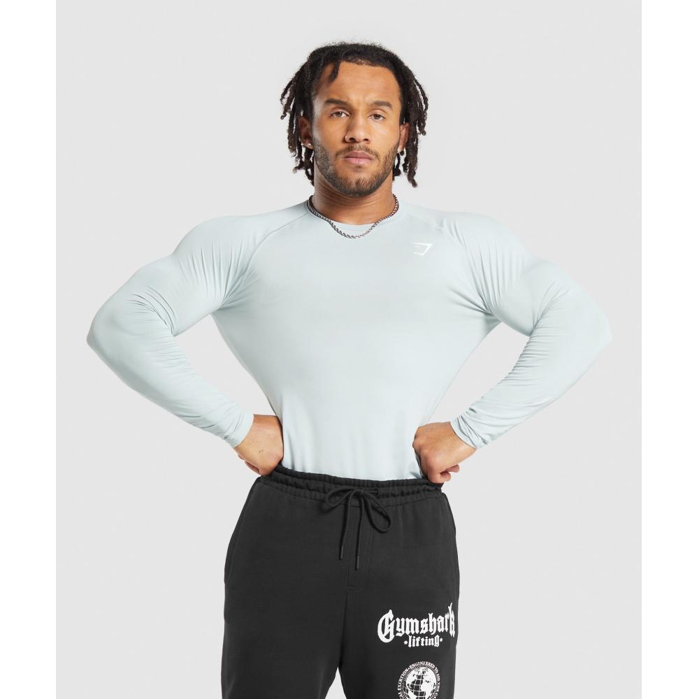 

Gymshark ElemenT Baselayer Long Sleeve T shirT Cool Blue A1a1p Ucvd
