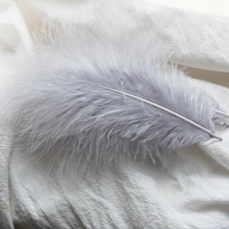50Pcs Fluffy Turkey Marabou Feather 10-15Cm Turkey Feathers Decoration Accessories For Jewelry Clothes Wedding Plumes DIY Crafts