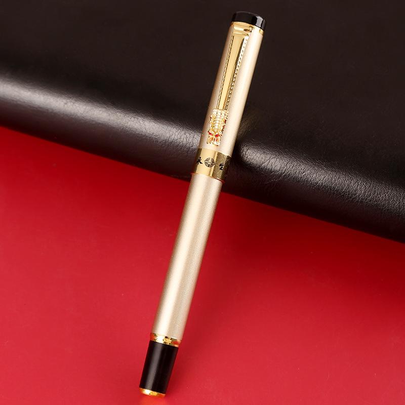 Set Elegante de 3 Piezas de Bolígrafos Yongsheng: Pluma Fuente de Metal, Bolígrafo, Pluma de Agua para Firmas en Caja de Regalo para Hombres, Mujeres, Oficina.