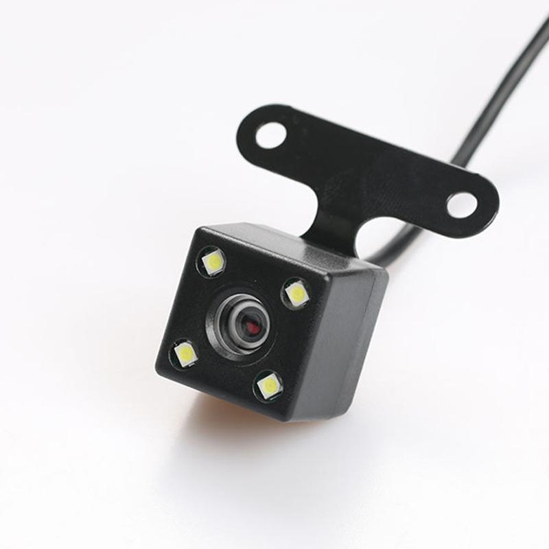4pin 4led Rear View Camera Car Reverse 170 Degree Wide Angle Auto Parking Cameras Connecting Dash Cam