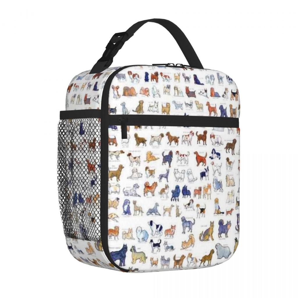 Bestselling Every AKC Dog Breed Picnic Style Lunch Bag Office Picnic Break Leakproof Lunch Bag