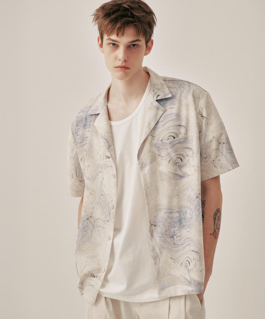 Koldeubeullaengkis Mixture Print Summer Shirt