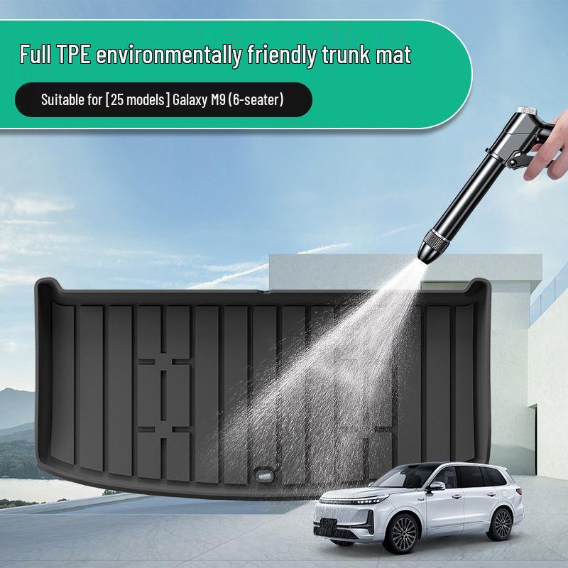 Galaxy M9 Trunk & Seat Back Mat: Fits 25 Models, TPE Material, Anti-Dirt Protection