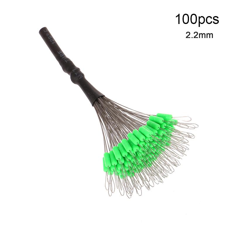100Pcs S/Ss/Sss/M/L/Ll Anti-Wrapped Beans Float Fishing Bobber Silicone Stopper Space Bean Connector Fishing Line Tackle