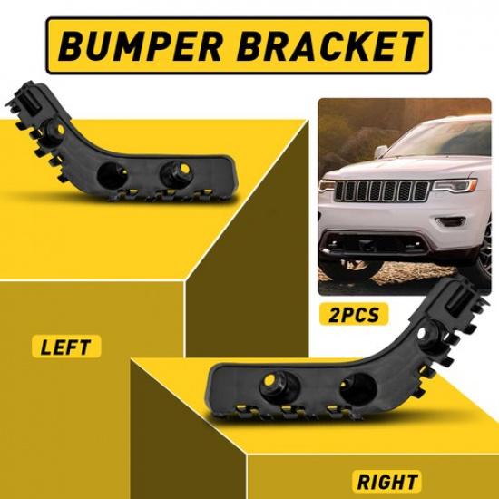 Front Bumper &Right Left Bracket 2011 Retainer 2012 2013 Fit Jeep Grand Cherokee