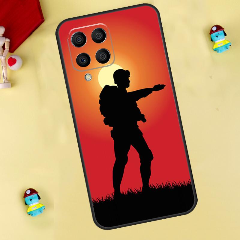 Camo military Army Case For Samsung Galaxy M33 M15 M55 M31 M13 M12 M14 M06 M16 M36 M56 M53 M32 M52 M35 M34 M54