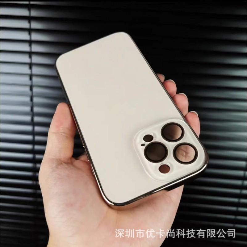 IPhone 16 Pro Max Case With Electroplated Finish Matte AG Texture Full Coverage Shockproof Protection Integrated Camera Lens