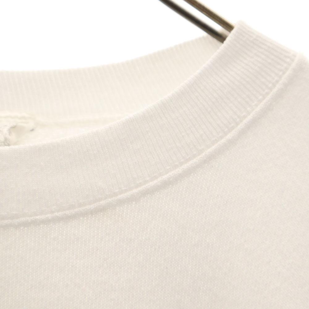 PEANUTS 90s Made in USA Old SnoopyPattern Long sleeve sweat trainer Men's Used