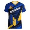 Vintage BB Flag Street Print Male Tee Shirts Hip Hop Street Tshirt Summer Casual Barbados Emblem Graphic Tops Breathable Clothes