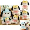 Plush Pochacco Dog Doll With Pink Eye Mask Large Gift For Kids And Collectors