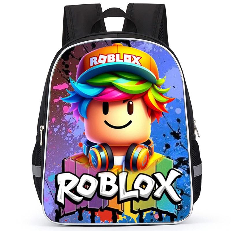 2026 new Roblox comfortable backpack with high-definition printed casual lightweight backpack