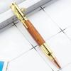 Metallkugelschreiber, kreativer Klickkugelschreiber, stressabbauender Holz-Messing-Signierschreiber, Druckknopf-Kupferschreiber, Retro-Geschenkschreiber