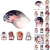 Entzückendes zweidimensionales 3D-Brust-Anime-Mauspad mit weichem ergonomischem Design