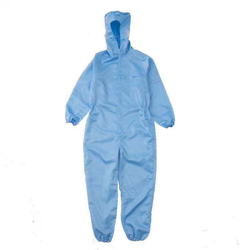 Anti-Dust Full-Body Hooded Coverall with Rock Wool, Anti-Static, Ideal for Food Handling, Spray Painting, and Farming for Men & Women.