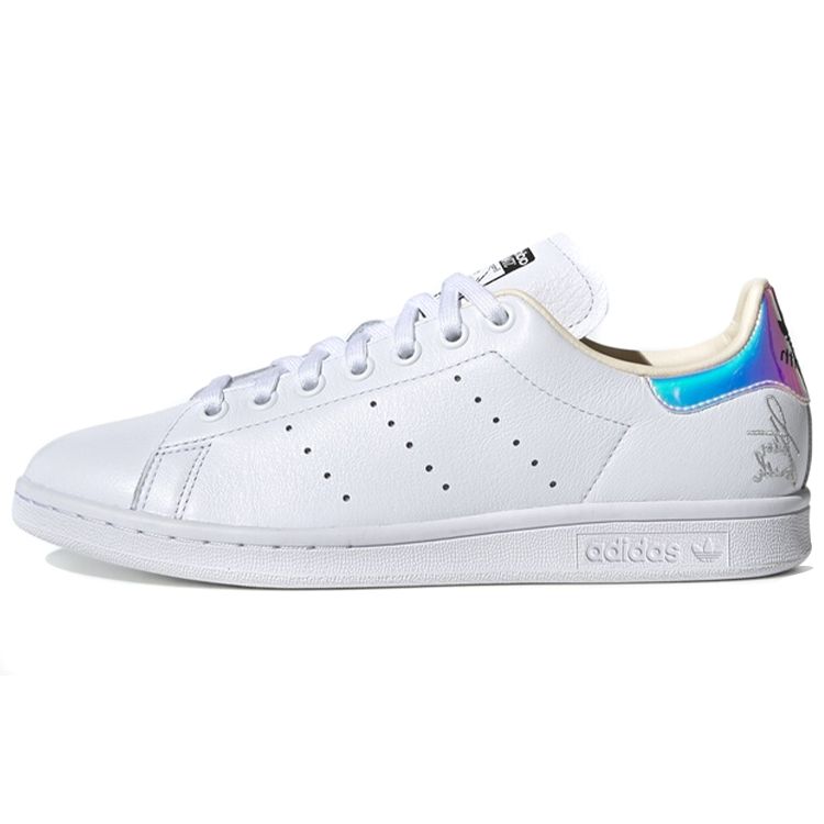 

Adidas Stan Smith Переливающиеся женские кроссовки White Cloud-White Silver-Metallic EF3639