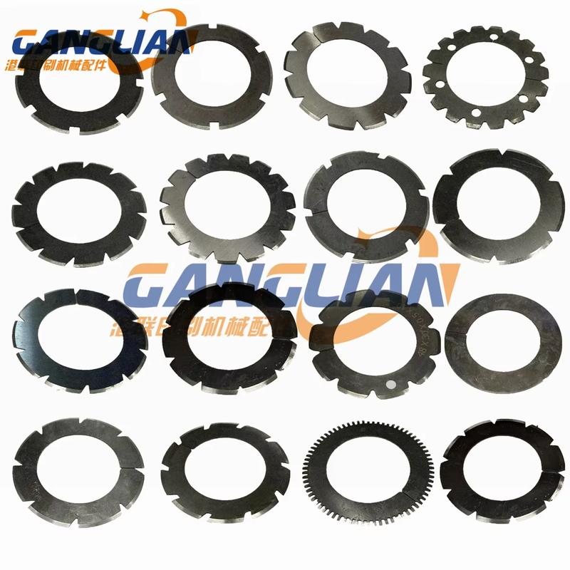 10 Pieces Cutter Blade 62*40 15T Sheet Round Knife For Heidelberg Folding Stahl MBO Creasing Perforating Knife Printing Machine