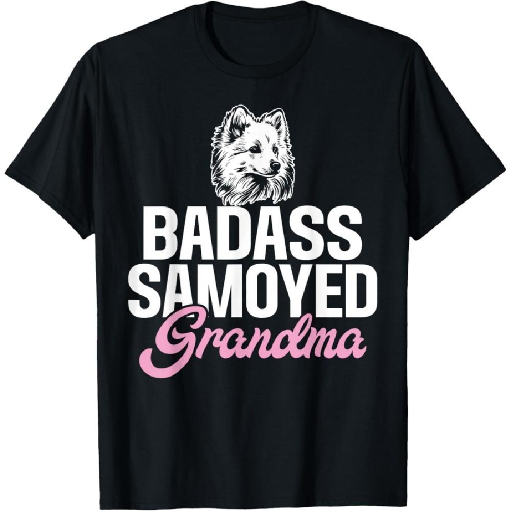 

Badass Samoyed Grandma T-Shirt XXXXXL чёрный