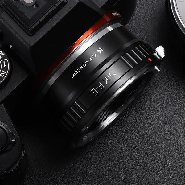 CONCEPT Mount Adapter for AI and Sony Lenses for NEX Cameras Infinity Focusing K&F Nikon, F-Mount Lenses, Lenses, E-Mount (NIK-NEX A6700, a7CII,