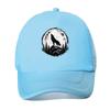 Howling Wolf Moon Forest Silhouette Mesh Baseball Cap For Womens Unisex FeUnisex Beach Dad Hat Hip Hop