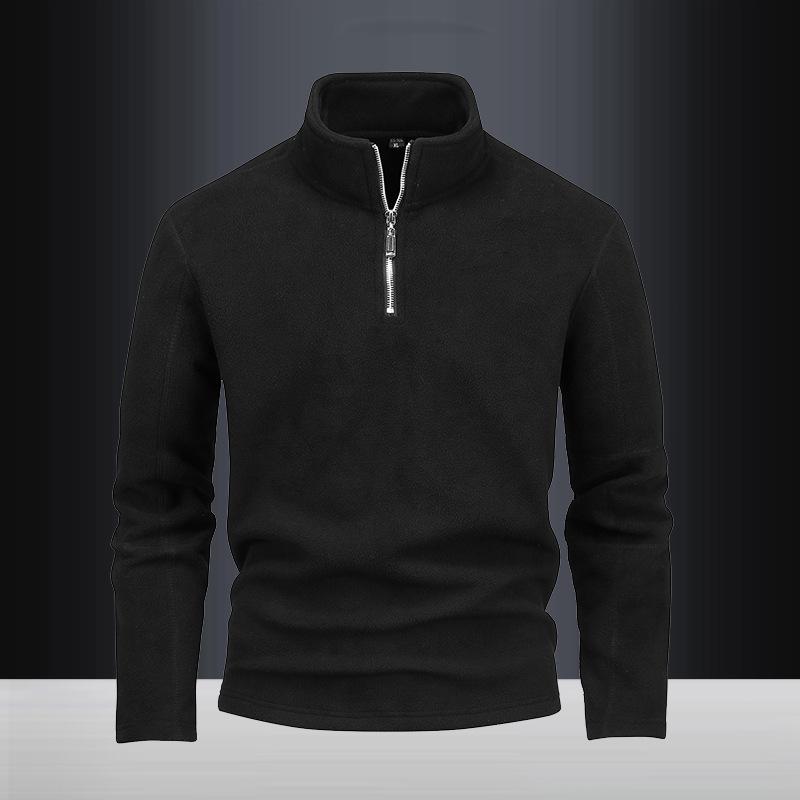 Dlouhý rukáv, moderní a všestranný 450g polar fleece, pohodlný sametový stojáček, oboustranný kardigan s dlouhým rukávem a zapínáním na zip.