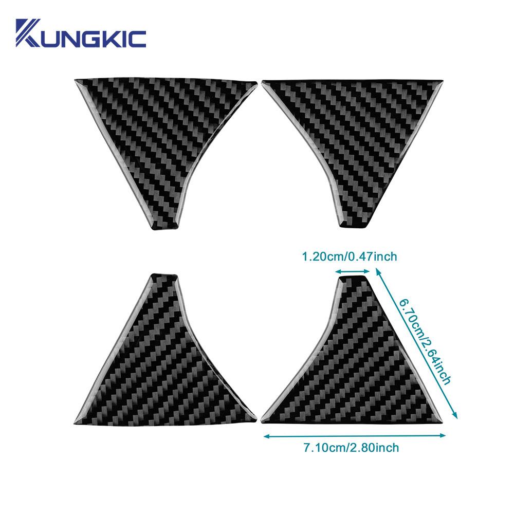 Real Soft Carbon Fiber Sticker For Seat Leon 2005 2006 2007 2008 2009 2010 2011 2012 LHD RHD Car CD Panel Inteior Accessories