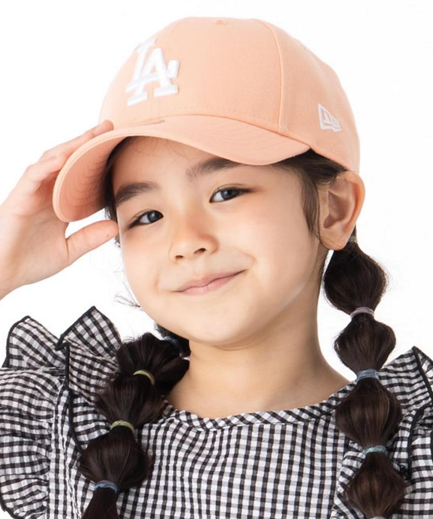 NEW ERA Cap Youth 9FORTY 15124438 NER33K2379 Pale Rose Pink Los Angeles Dodgers Youth cm 52-56