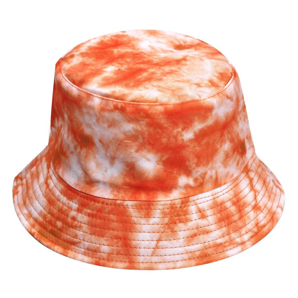 Europejsko-Amerykański Kapelusz Bucket Tie-Dye Chroniący Przed Słońcem: Dwustronny Design Graffiti dla Mężczyzn i Kobiet