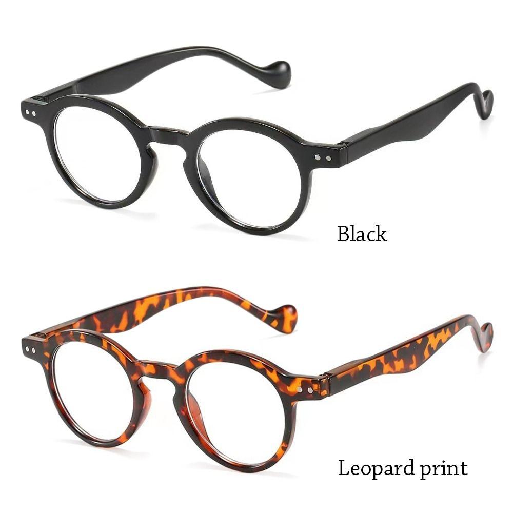 PC Round Eyeglasses Ultralight Hyperopia Glasses Elegant Presbyopic Eyewear  Men Women
