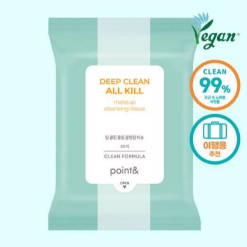 

Point&Deep Clean All Kill Cleansing Tissue 20 Sheets