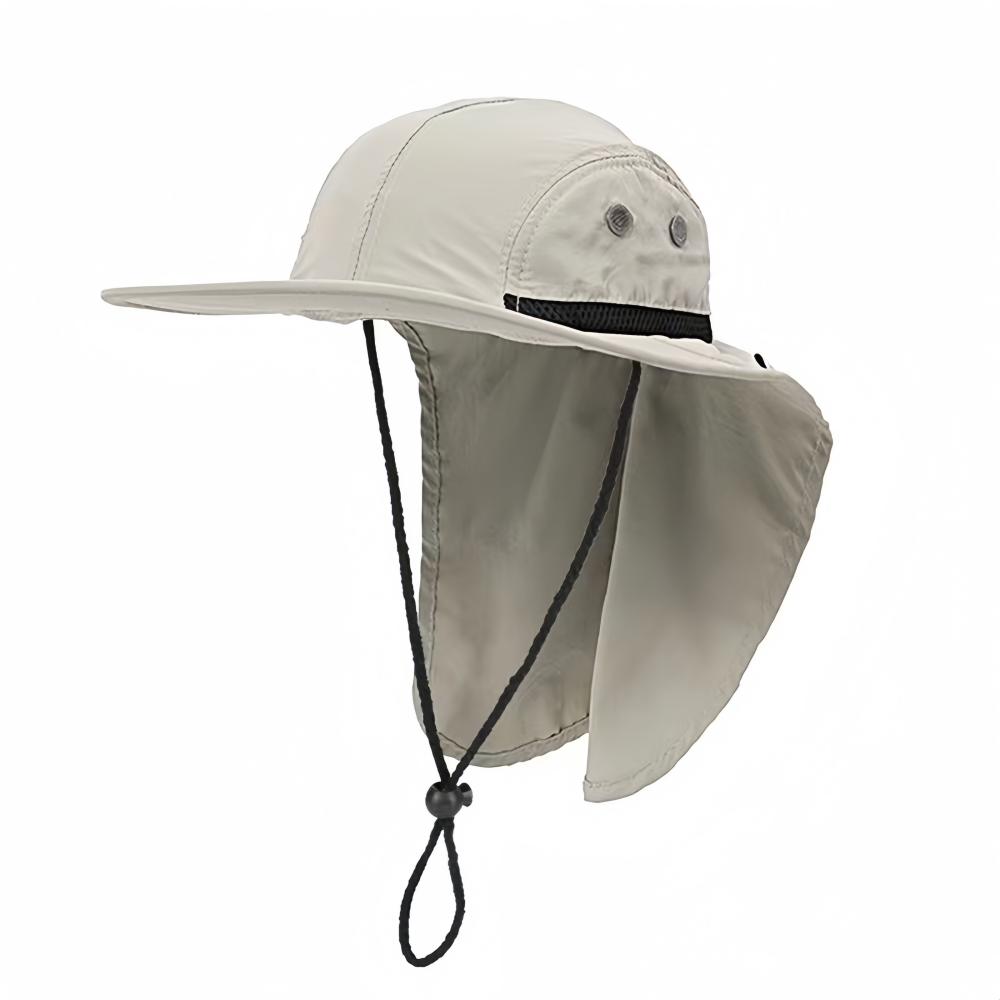 2025 Unisex Sun Hat Outdoor UPF50+ Moisture Wicking Fast Dry Mesh Wide Brim Custom Logo Blank Bucket Hat for Fishing Casual Use