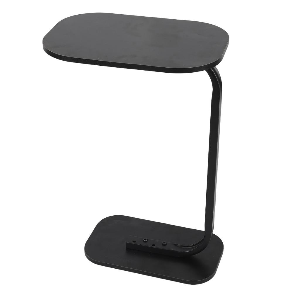 Sofa Side Table Space Saving MDF Tabletop Modern Sofa End Table with Carbon Steel Frame for Living Room Bedroom Balcony