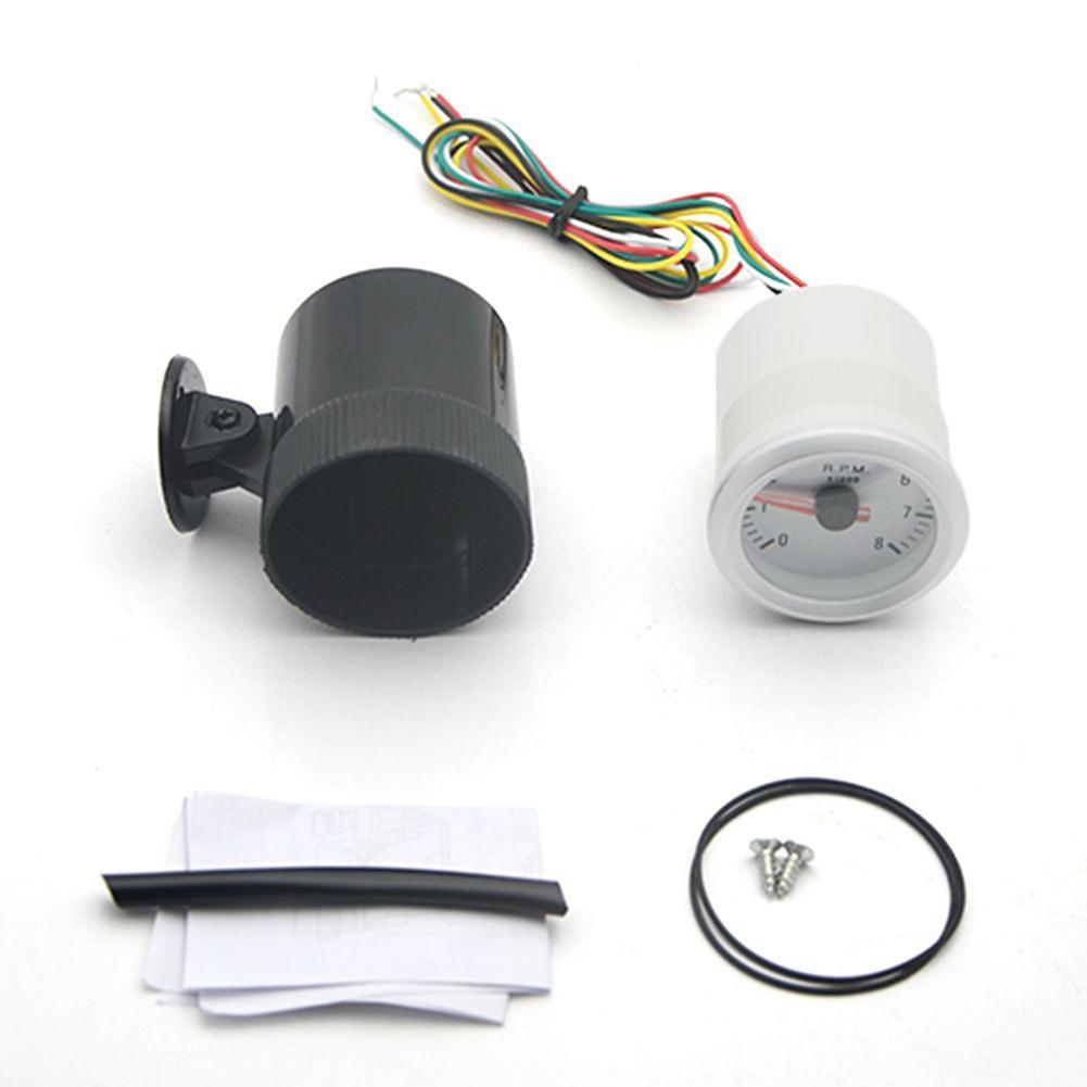 Car Motorcycle Accessories Tachometer Gauge Rev Counter