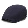 New men's beret solid color casual simple cap fashion personality British retro hat trendy version