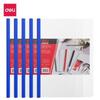 Deli A4 Extra Wide Transparent Slide Binder Document Folders
