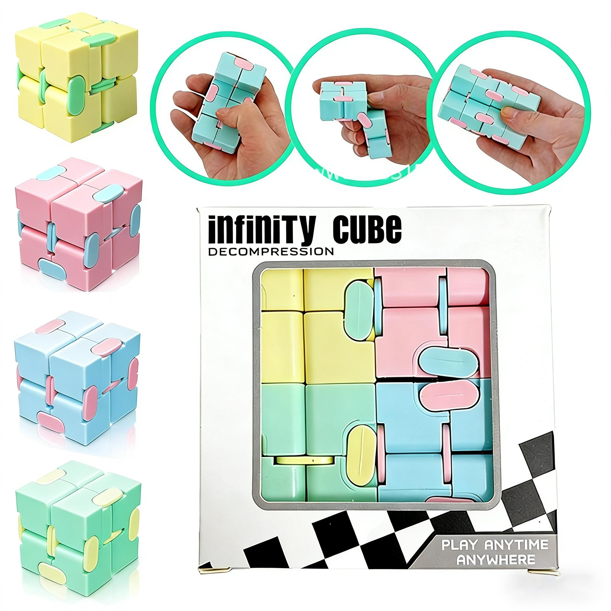 Bai Fen Bai Toys Toys Kids Childrens Infinity Magic Cube New Puzzle Cube Fidget Durable Exquisite Decompression Toy For Adults Antistress Anxiety Desk Toy