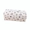 Elephant Print Pencil Case Cake Pattern Zipper Closure Pen Pouch Rectangular Shape Soft Sided Zipper Pencil Bag