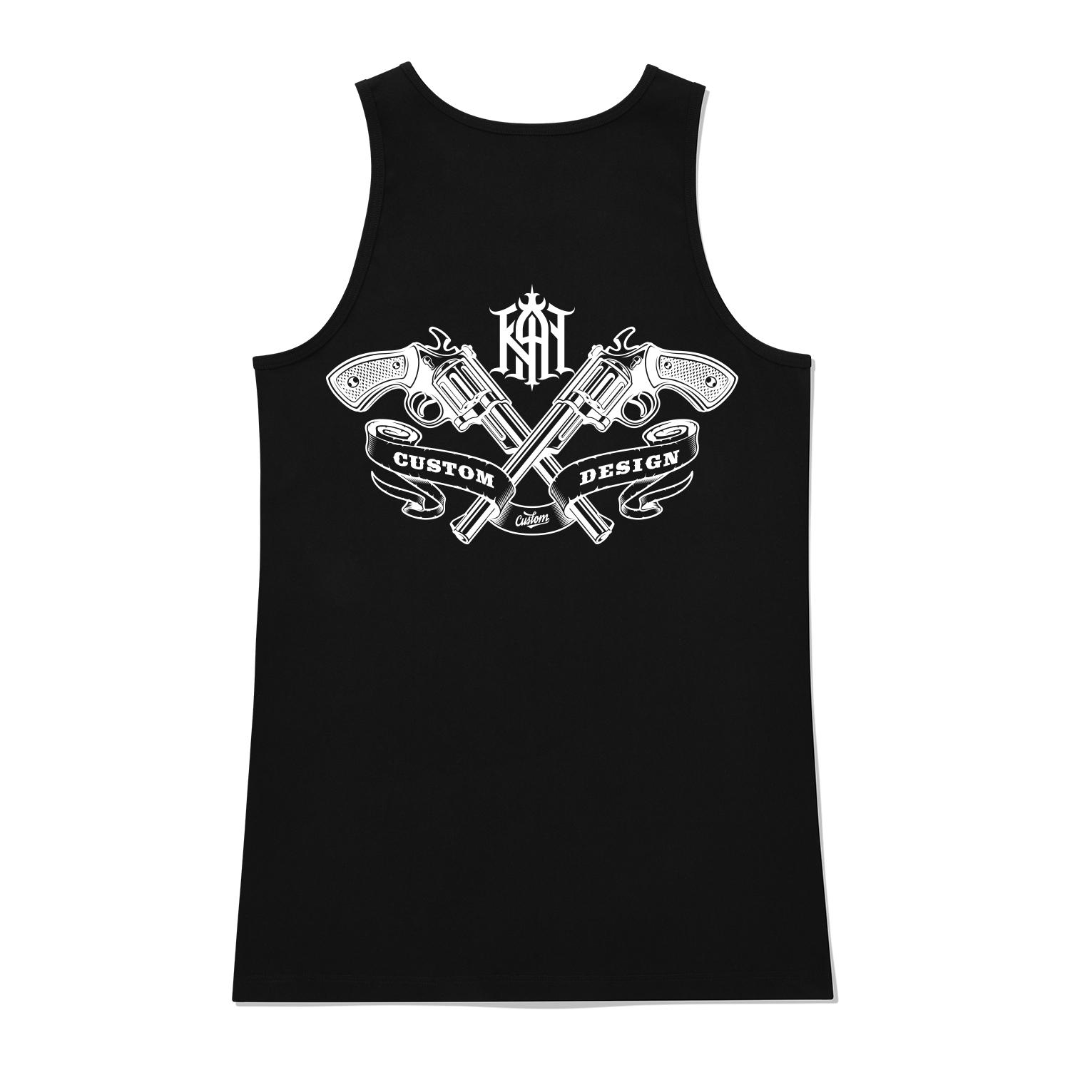 Khan 6312 Ksb0179 Custom Khan Long Sleeveless - Black Black/L