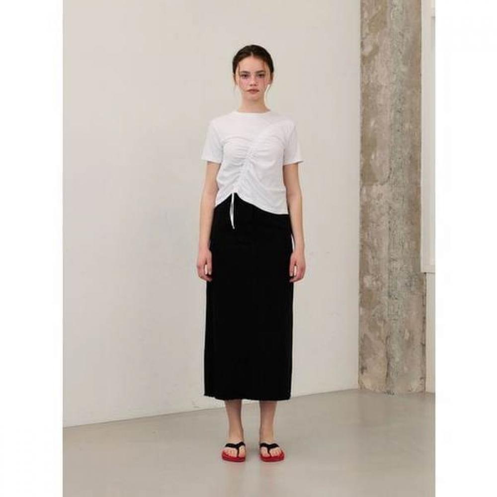 Cc CollecT. Wave Shirring STring DeTail T shirT C262psm333