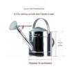 Tin Watering Can: Large Capacity for Vegetables & Flowers, with Spray Nozzle