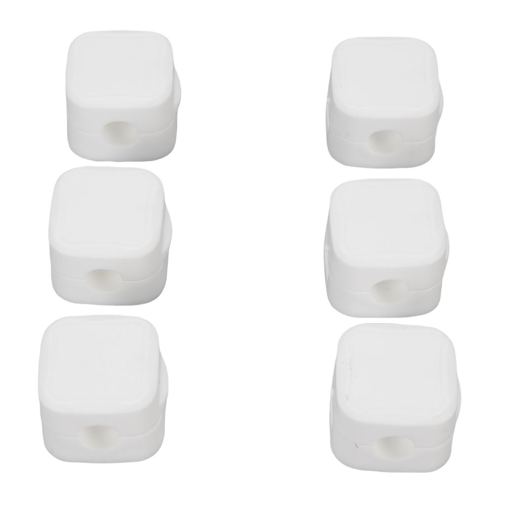 6pcs Magnetic Cable Clips Cord Holder Desk Cable Management Adhesive Wire Holder Keeper Organizer