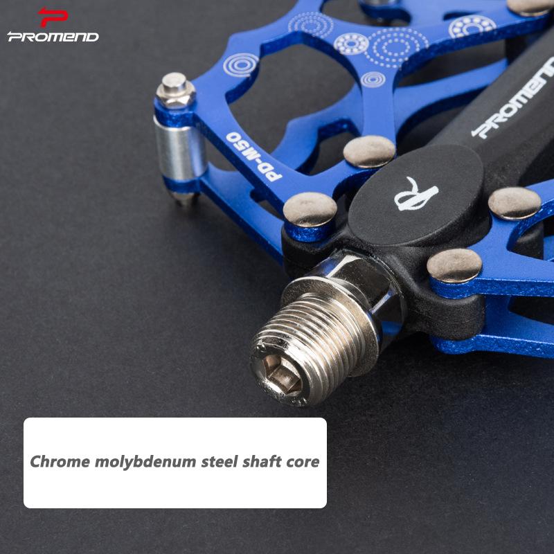 Promend MTB CNC Aluminum Alloy Peilin Bearings Big Flat Pedal Durable Lightweight Comfortable For Mountain Bike Road Gravel Bike