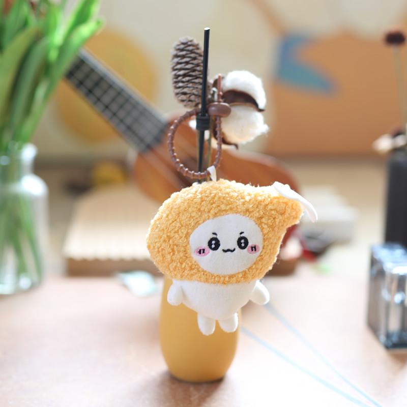 

Милая милая маленькая восьмерка плюшевая игрушка-подвеска трансформируется в картофель фри, морского леща, сумку яки подвесное украшение брелок кукла 11cm